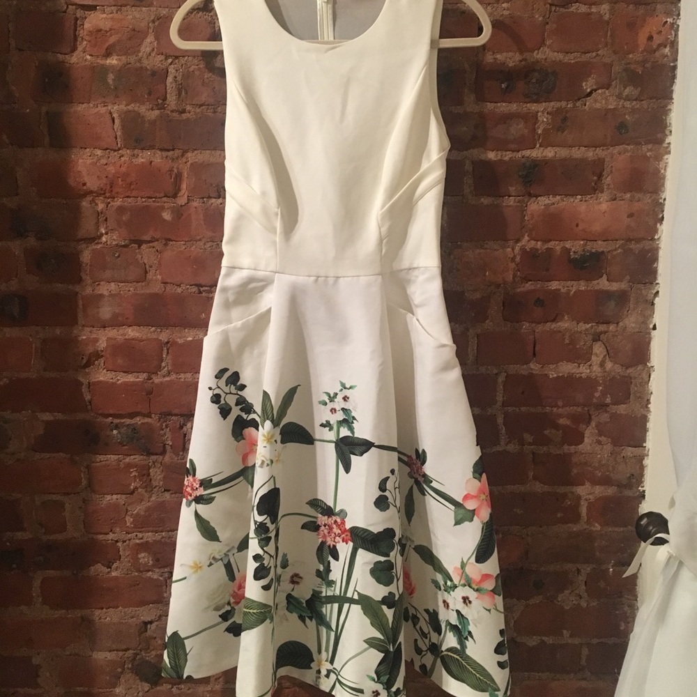 Ted Baker Secret Trellis Print Dress